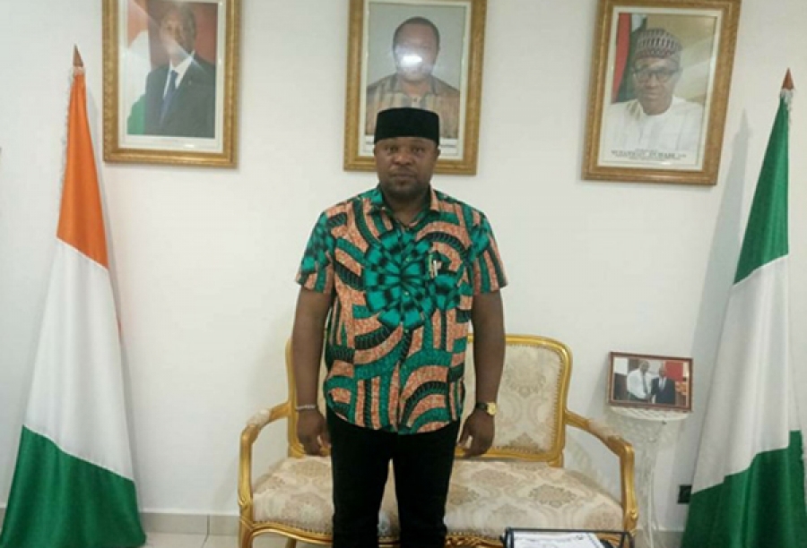 Gbadamosi Folarin, président de la Chambre de commerce et d'industrie bilatérale ivoiro-nigériane (Cci-Bin) en Côte d'Ivoire.