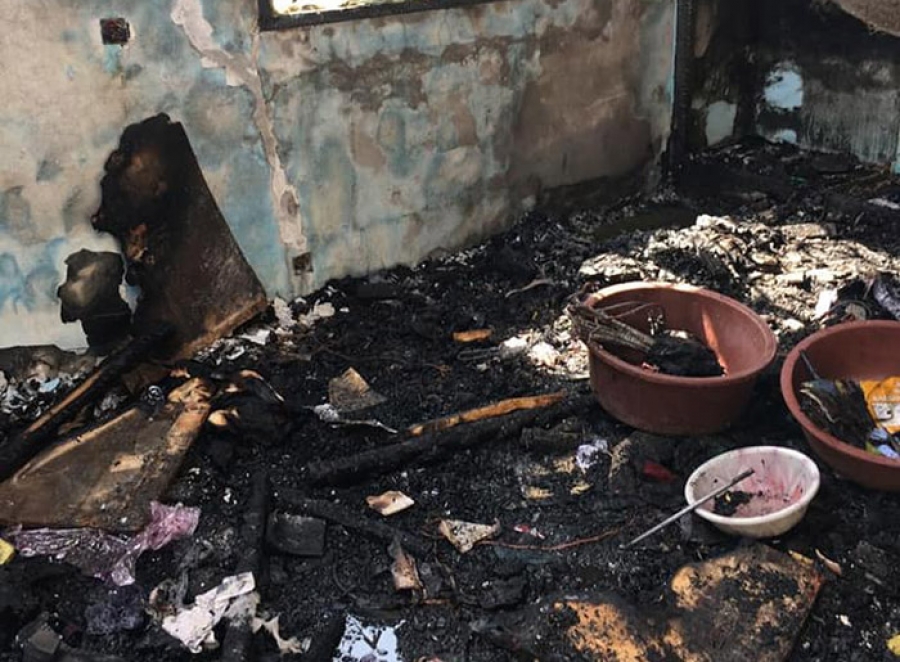 De nombreux dégâts métériels ont été constatés après le passage des flammes