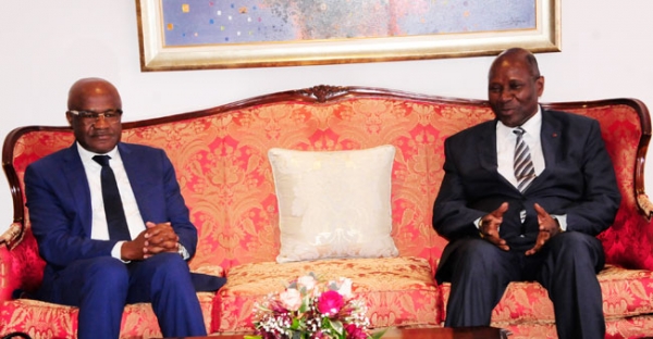 Daniel Kablan Duncan et Jean-Claude Tchatchouang se sont félicités de la qualité des relations entre la Côte d’Ivoire et la Banque mondiale.