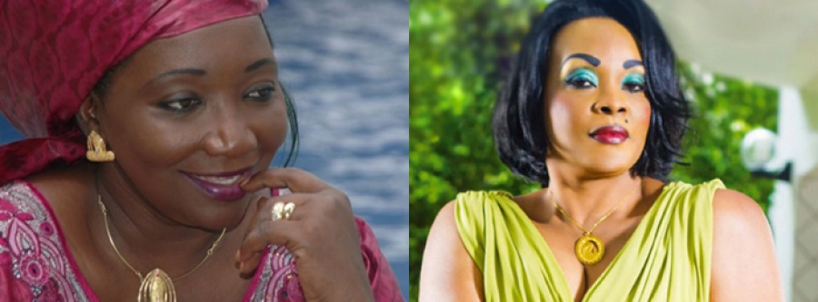 Les 'artistes Aïcha Koné (à gauche) et Tina Glamour(à Droite) sont toutes deux des mères de famille. Mais...