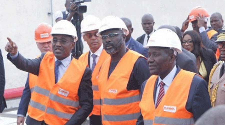 le Président libérien, en compagnie du vice-Président Daniel Kablan Duncan et plusieurs membres du gouvernement, a effectué, jeudi, une visite du site de la Compagnie ivoirienne de production d’électricité (Ciprel)