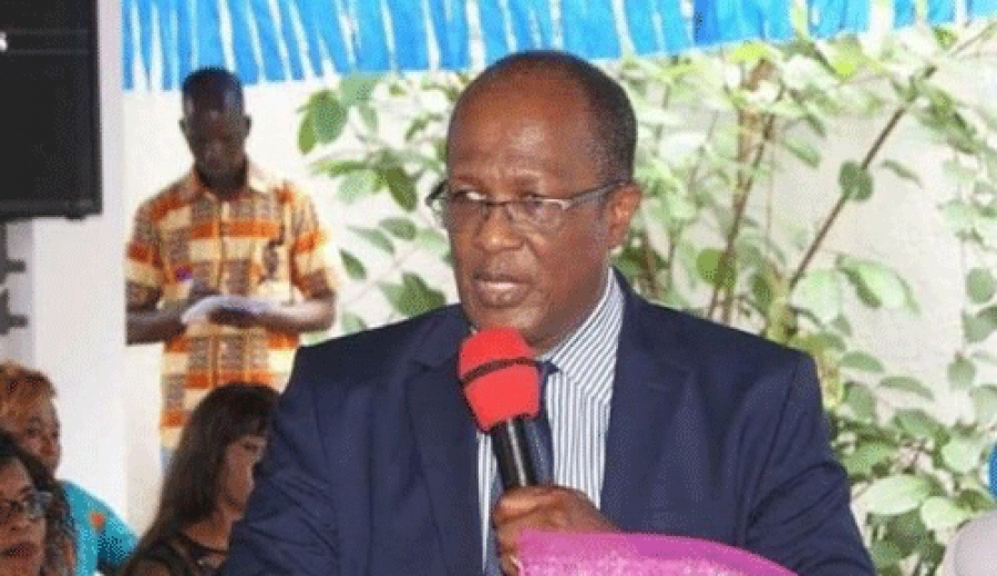Le Pr Georges Armand-Ouégnin, président de la plateforme politique Ensemble pour la démocratie et la souveraineté