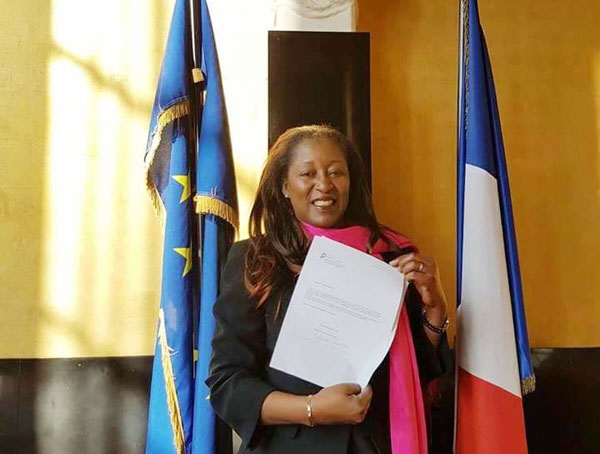 Désirée Djomand, présidente internationale de l'Africa femmes initiatives positives (Afip).