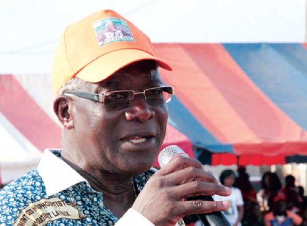 Alphonse Djédjé Mady, président du conseil régional de Daloa.  