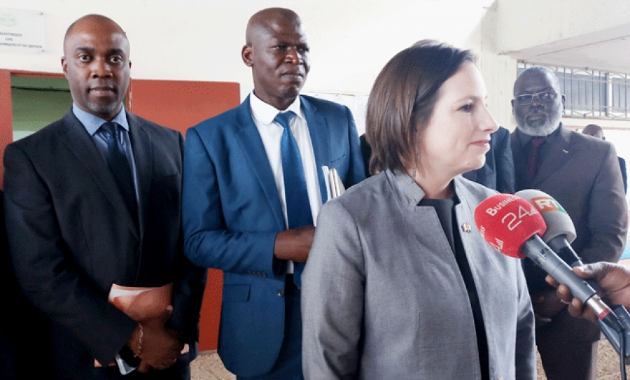 L’ambassadeur a réitéré la volonté du Canada à renforcer son soutien au processus de développement en Côte d’Ivoire.