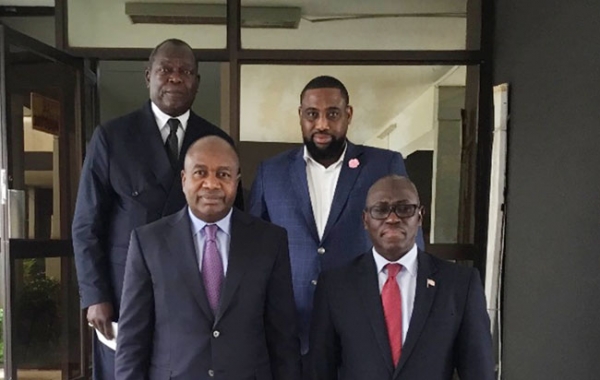 CoopÃ©ration sÃ©curitaire ivoiro-libÃ©rienne: Sidiki DiakitÃ© Ã©change avec Varney Sirleaf