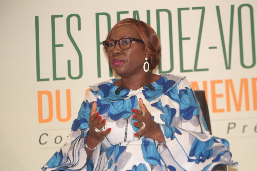 La ministre de l'Educationale, de l'Enseignement technique et de la Formation profesionnelle, Kandia Camara