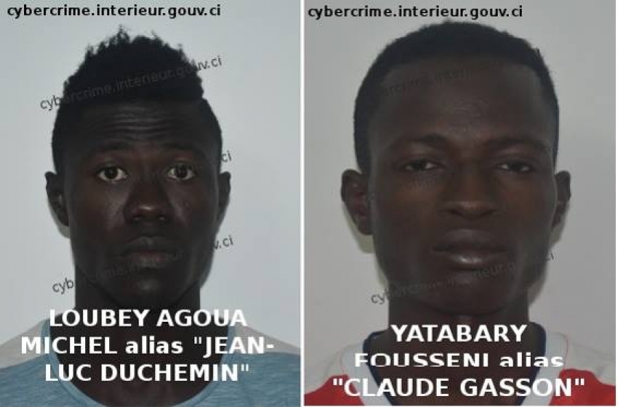 Cybercriminalité : 2 individus déférés devant le Parquet d'Abidjan