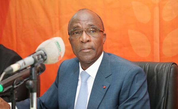 Le ministre de l'Économie et des Finances, Adama Koné est à Fraternité Matin.
