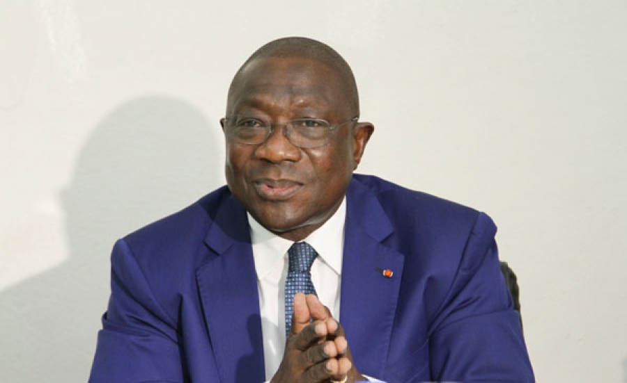 Le ministre des sports et des loisirs Albert François Amichia.