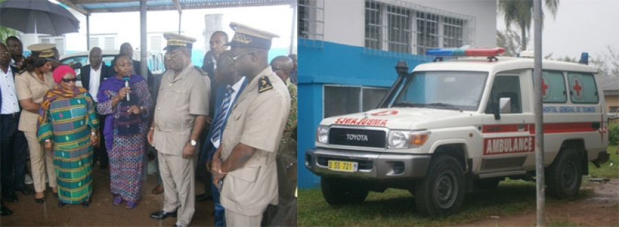 La ministre de la Santé a remis une nouvelle ambulance à l'hôpital général de Toumodi.