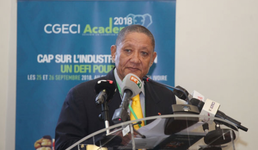 Pierre Magne, vice-président de la Confédération générale des entreprises de Côte d'Ivoire.