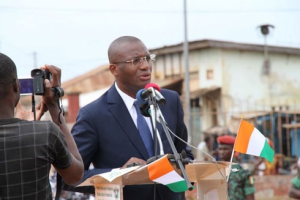 Le ministre ivoirien en charge de la Promotion de la jeunesse et de l’Emploi des jeunes, Sidi Tiémoko Touré,