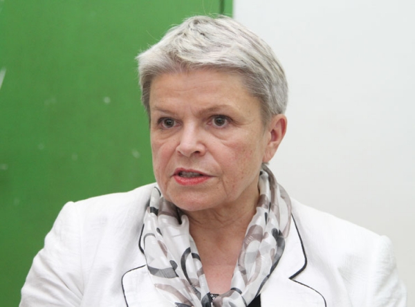 Noëlle Delhomme, proviseur du lycée français Blaise Pascal.