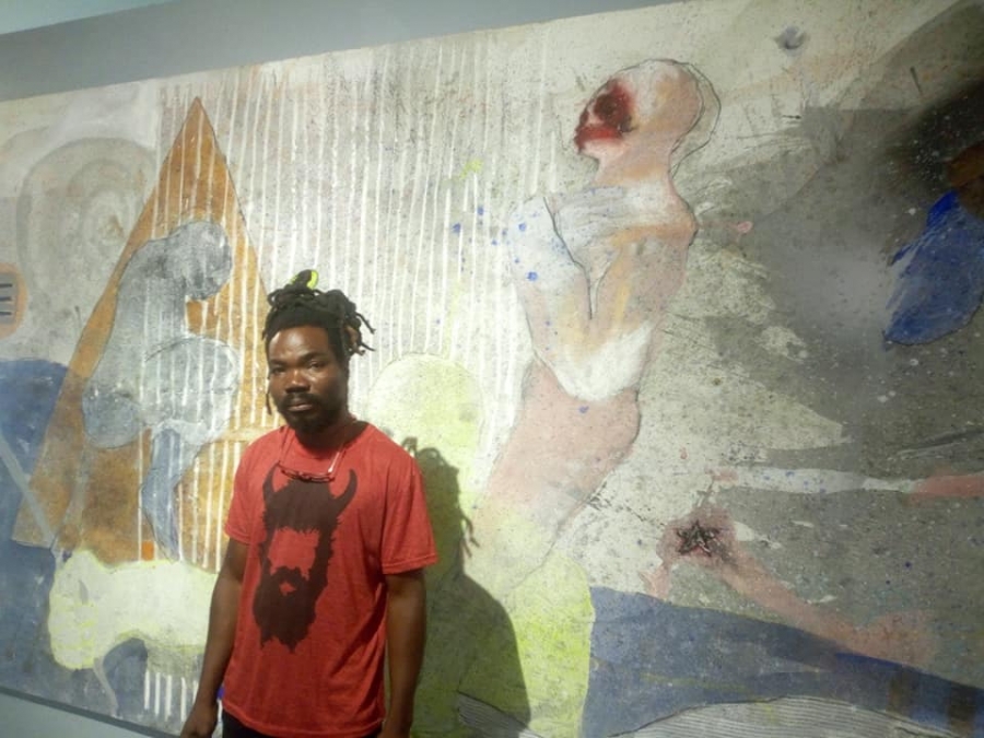 L'artiste Sadikou Oukpedjo