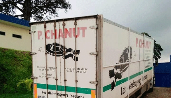 Le camion contenant les 4,3 tonnes de cannabis