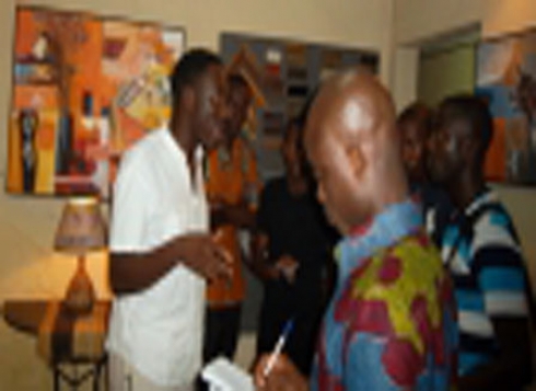 Le Premier ministre, ministre de l’Economie et des Finances, Daniel Kablan Duncan et Bouréima Badini.