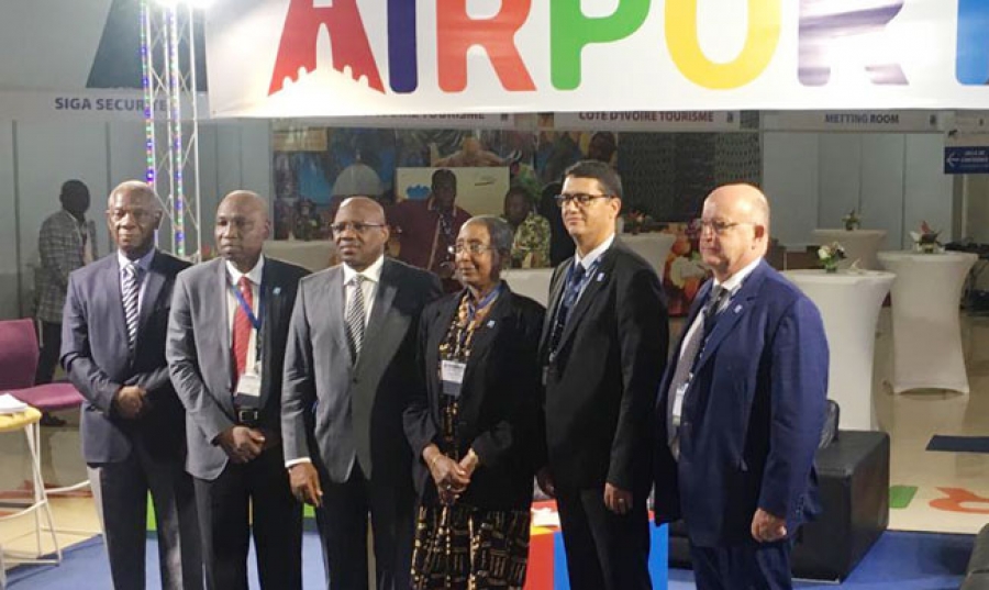 Autour du Directeur de cabinet du ministre des Transports et du Pca d’Aeria, le Top-management des aéroports du monde est en mode introspection.