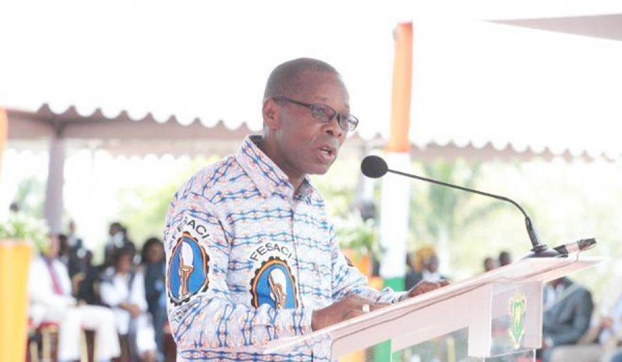 Le colonel Traoré Dohia Mamadou, secrétaire général de la Fesaci.