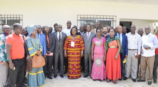 Anne Ouloto a exprimé ses encouragements à la 1ère promotion d’apprenants du Centre d’excellence du froid et climatisation.