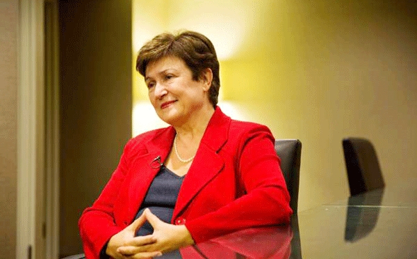 La Bulgare Kristalina Georgieva, actuelle numéro 2 de la Banque mondiale et candidate de l'Europe, au poste de directeur général.
