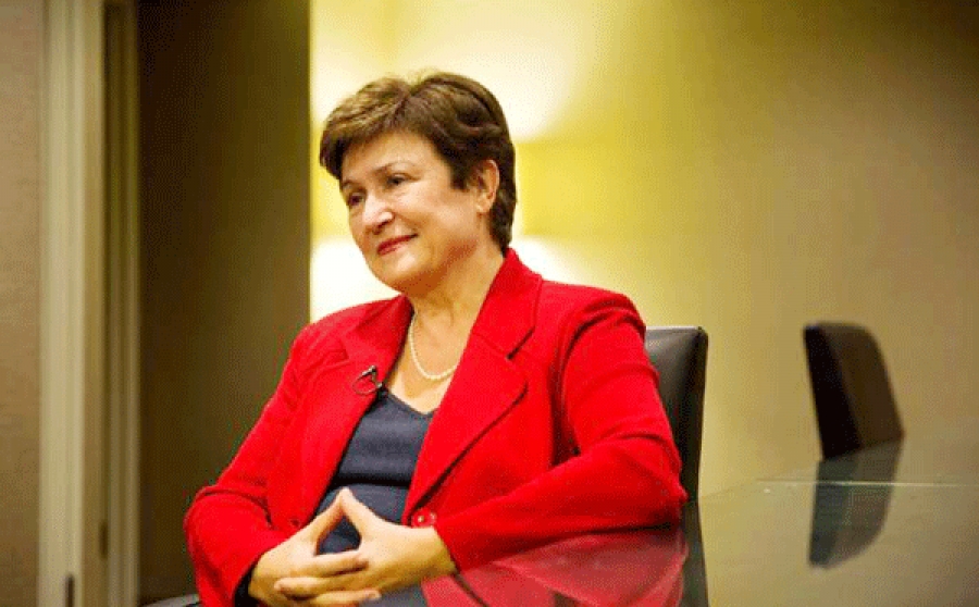 La Bulgare Kristalina Georgieva, actuelle numéro 2 de la Banque mondiale et candidate de l'Europe, au poste de directeur général.
