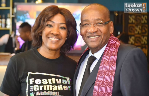 Florence Koné, commissaire générale du Festival, en compagnie de Jean-Marie Somet, Dg de Côte d’Ivoire Tourisme, au lancement de l’édition 2018.