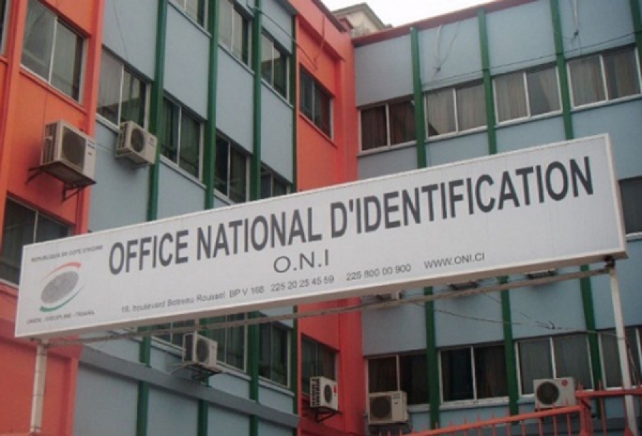 L'Office nationale d'identifiucation au Plateau à Abidjan. 