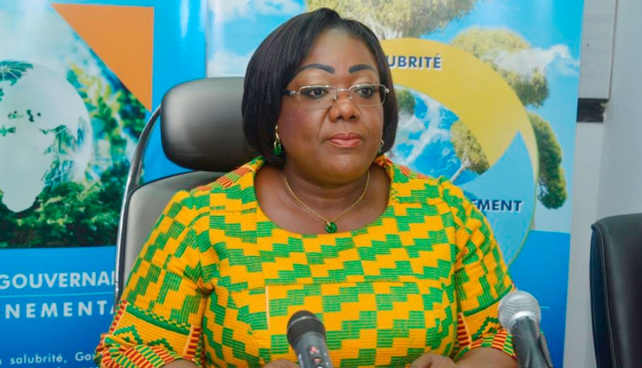Anne Désirée Ouloto, ministre de la Salubrité, de l’Environnement et du Développement durable.
