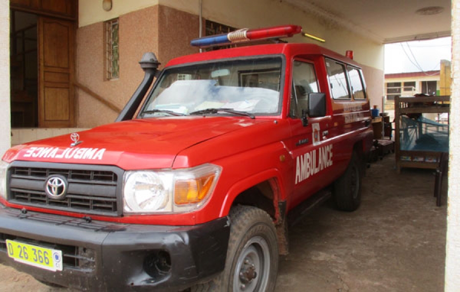 Une ambulance d’intervention des pompiers civils.