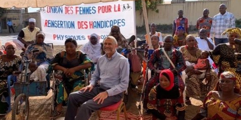 Richard Bell a visité plusieurs projets financés par le gouvernement américain (DR)