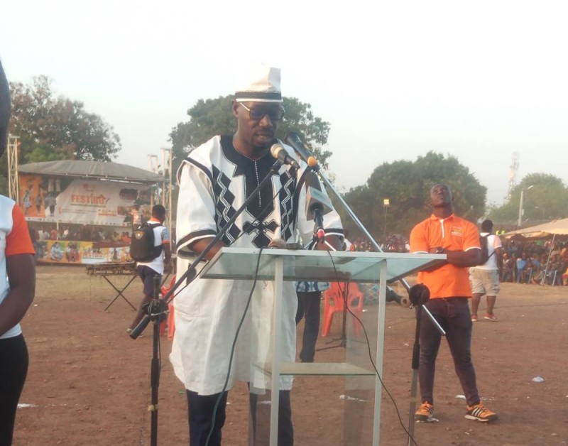 Le président du Conseil régional du Bounkani, Philippe Hien à l'ouverture du Festibo 2019