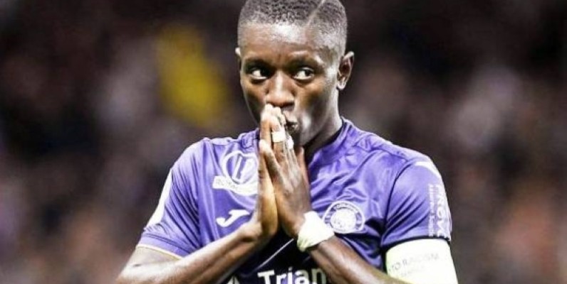 Alain Max Gradel blessé lors d'un entraînement. (Dr)