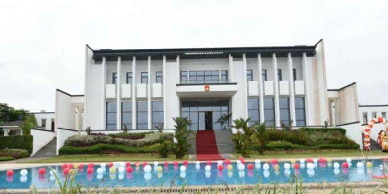 Une vue de l'ambassade de Chine en Côte d'Ivoire. (DR)
