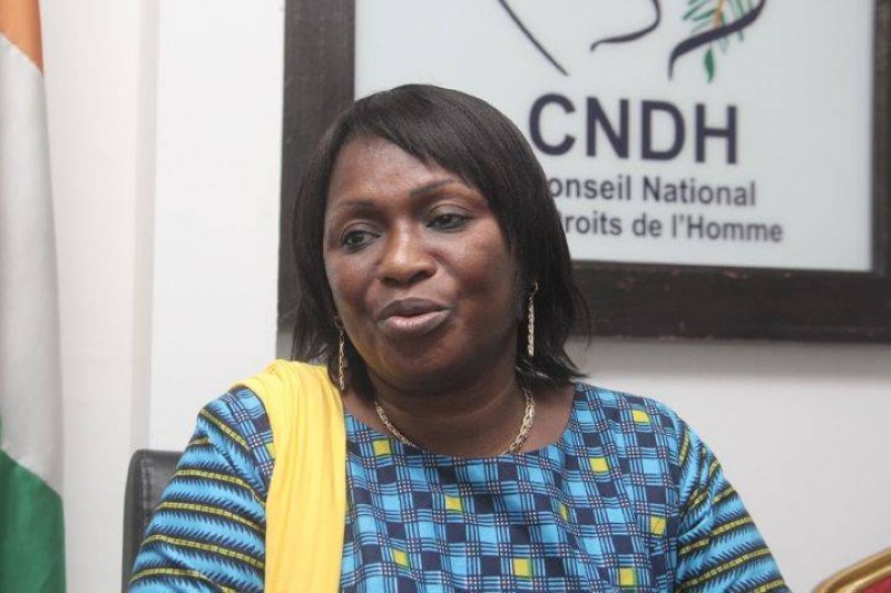 Namizata Sangaré, présidente du Conseil national des droits de l'homme. (Ph: Dr )