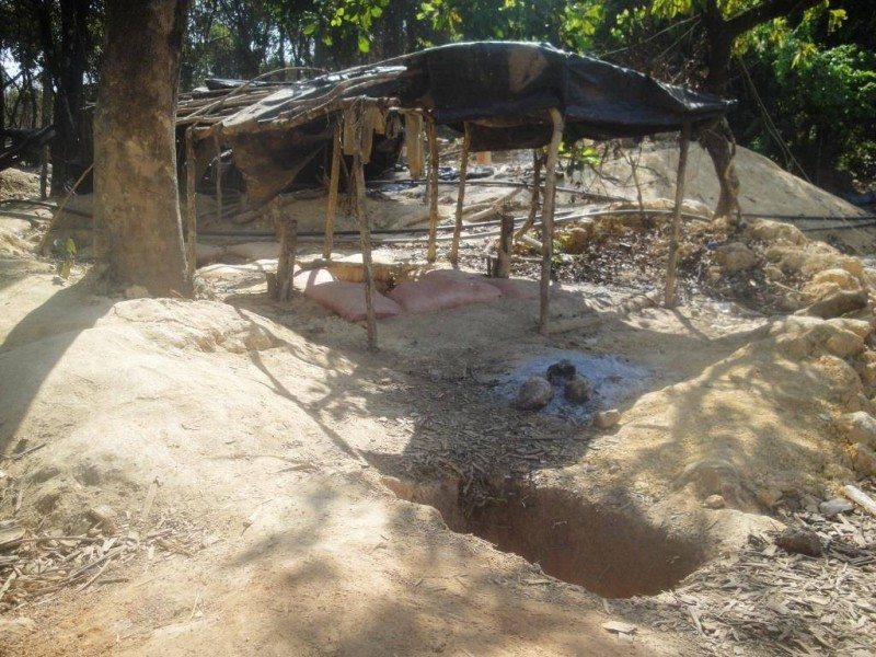 Un réseau d'orpailleurs clandestins dans la forêt classée de Badénou démantelé. (DR) 