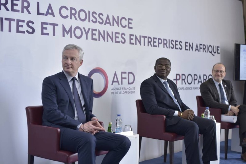 La question du financement des Pme au centre des échanges entre les parties française et ivoirienne. (DR)