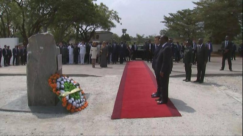 MACRON STELE BOUAKE (TV5 monde)