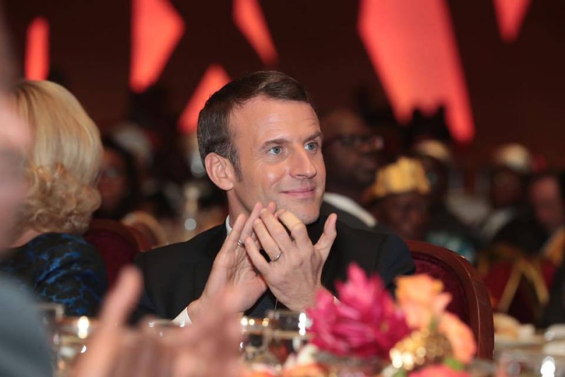 Le président de la République française, Emmanuel Macron