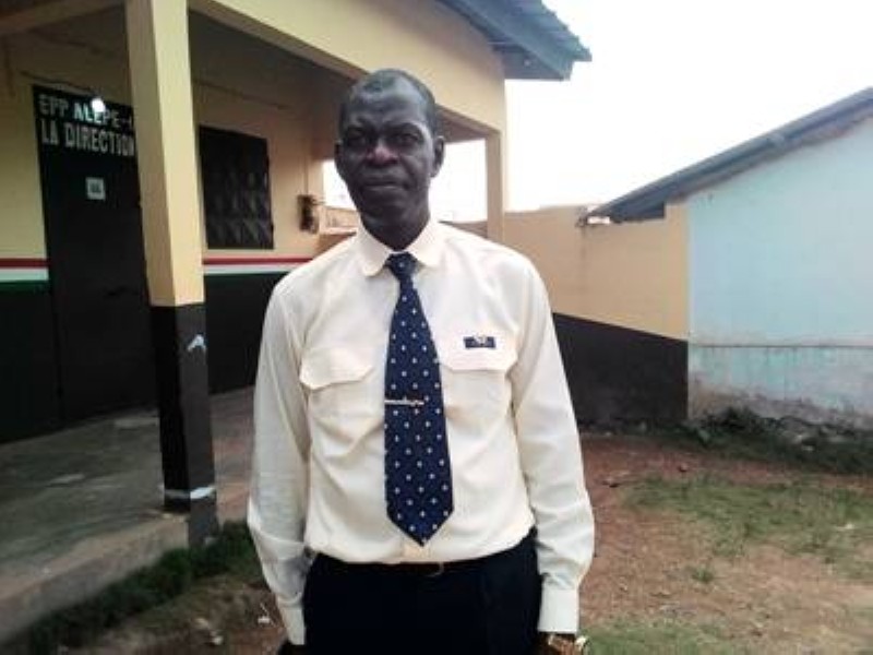 Djama Benjamin, président de la Cei sous-préfectorale de Danguira. (DR)