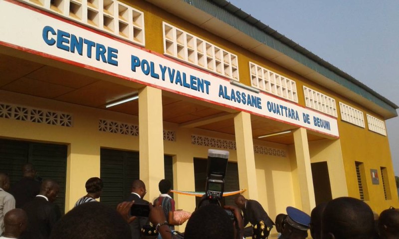 Le centre polyvalent Alassane Ouattara fait la fierté des populations de Béoumi. (C. Kazoni)