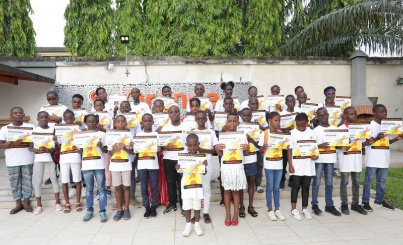 Les jeunes formés ont reçu des diplômes de participation (DR)