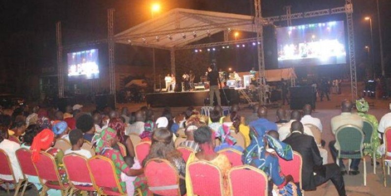 Un concerto offert à la population de Bouaké par le ministre Amadou Koné. (DR)