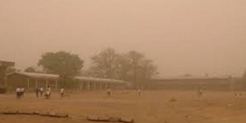 L'harmattan dans le nord de la Côte d'Ivoire. (DR)