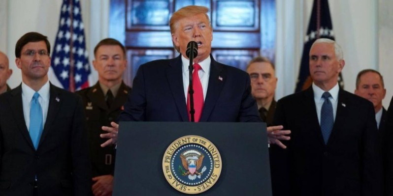 Donald Trump s'est exprimé hier à la Maison Blanche. (DR)
