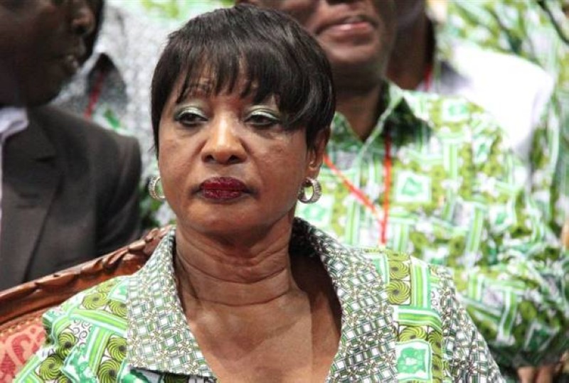 Mme Henriette Konan Bédié appelle les femmes à prendre conscience de leur force. (DR)