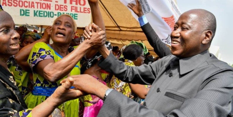 Le Premier ministre Amadou Gon Coulibaly à Gagnoa. (Primature)