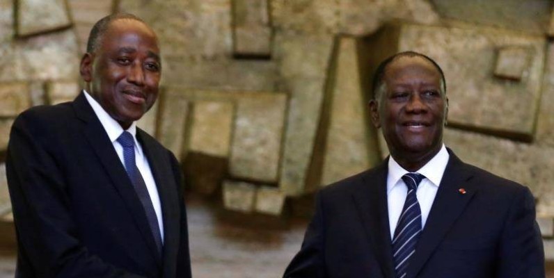 Alassane Ouattara et Amadou Gon Coulibaly