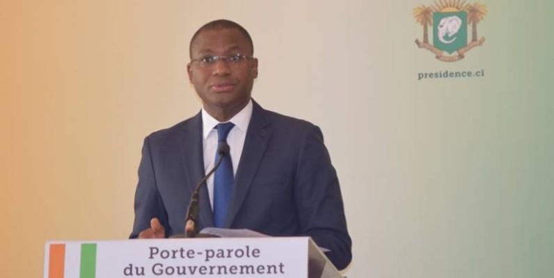 Sidi Tiémoko Touré, ministre de la Communication et des Médias et porte-parole du gouvernement. (DR)