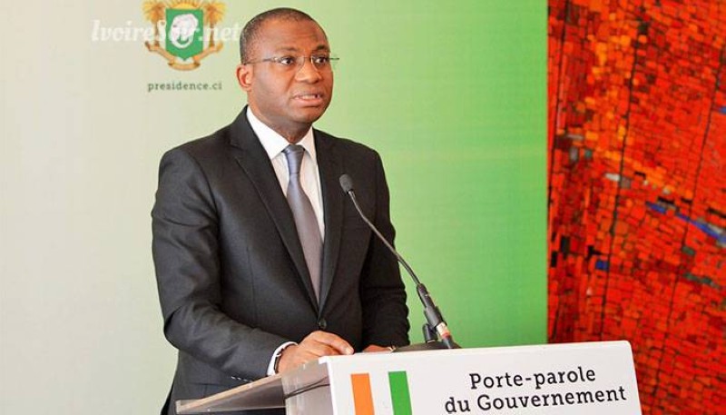 Le ministre Sidi Tiémoko Touré, le porte-parole du gouvernement. (Dr)